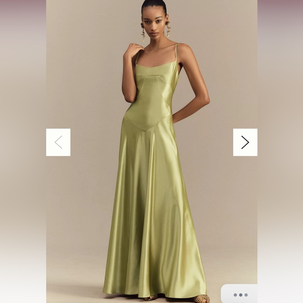 Mare Mare Emmy Satin Corset Maxi Dress